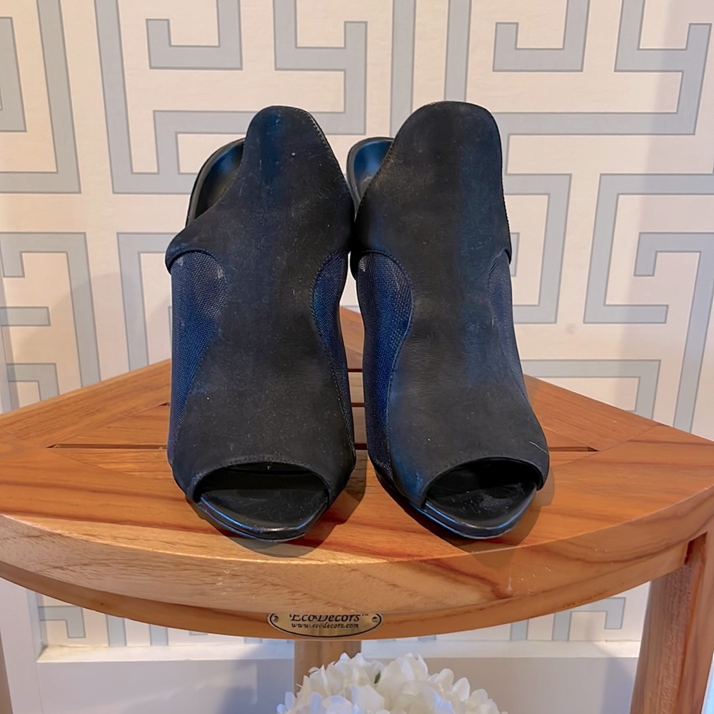 Phillip Lim heels with Navy mesh